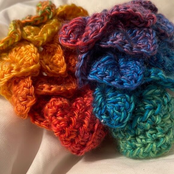 Mermaid dragon scale baby booties size 1 NEW shoes photos shoot boots handmade - Picture 6 of 12